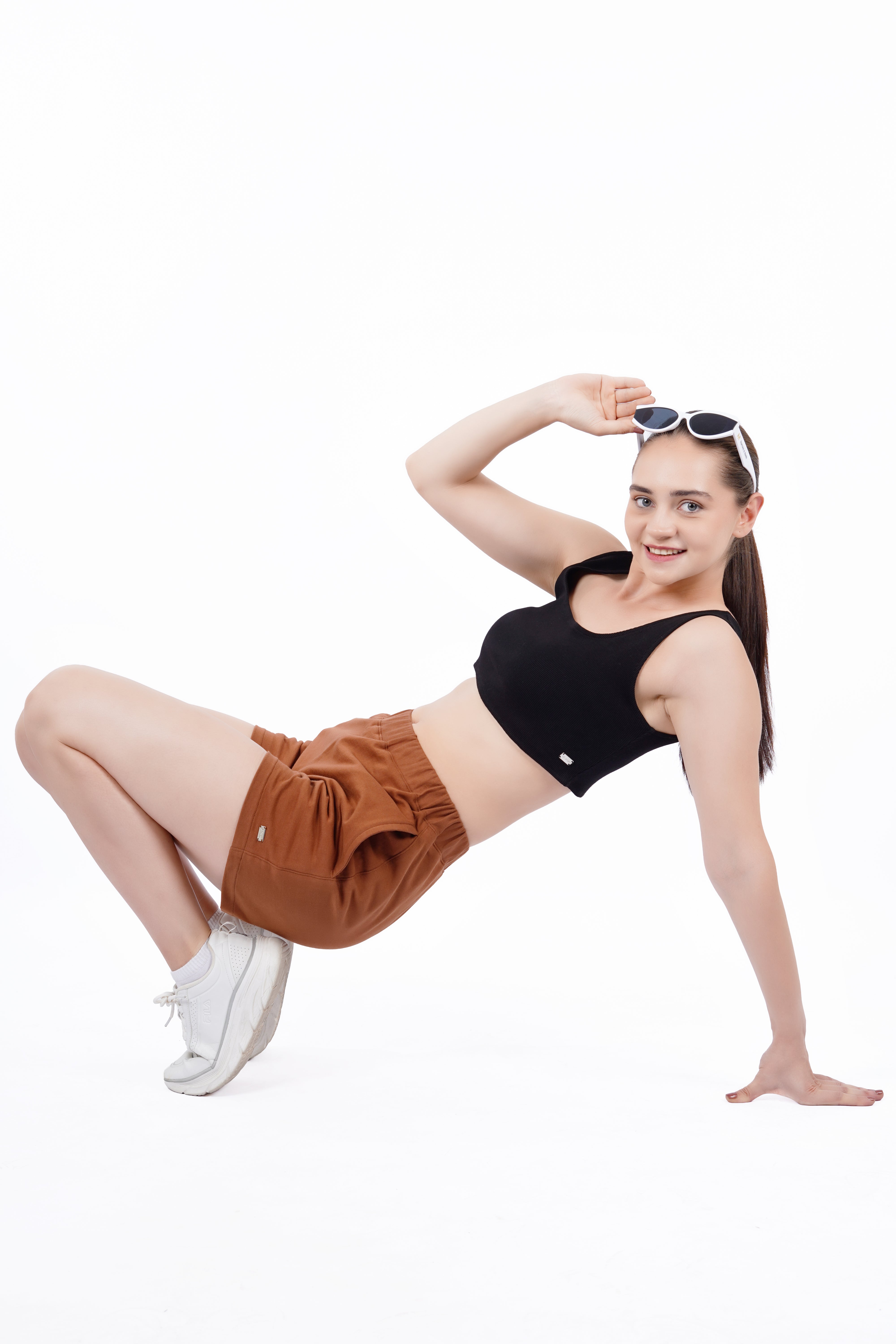 Cropped Crop Top - Black