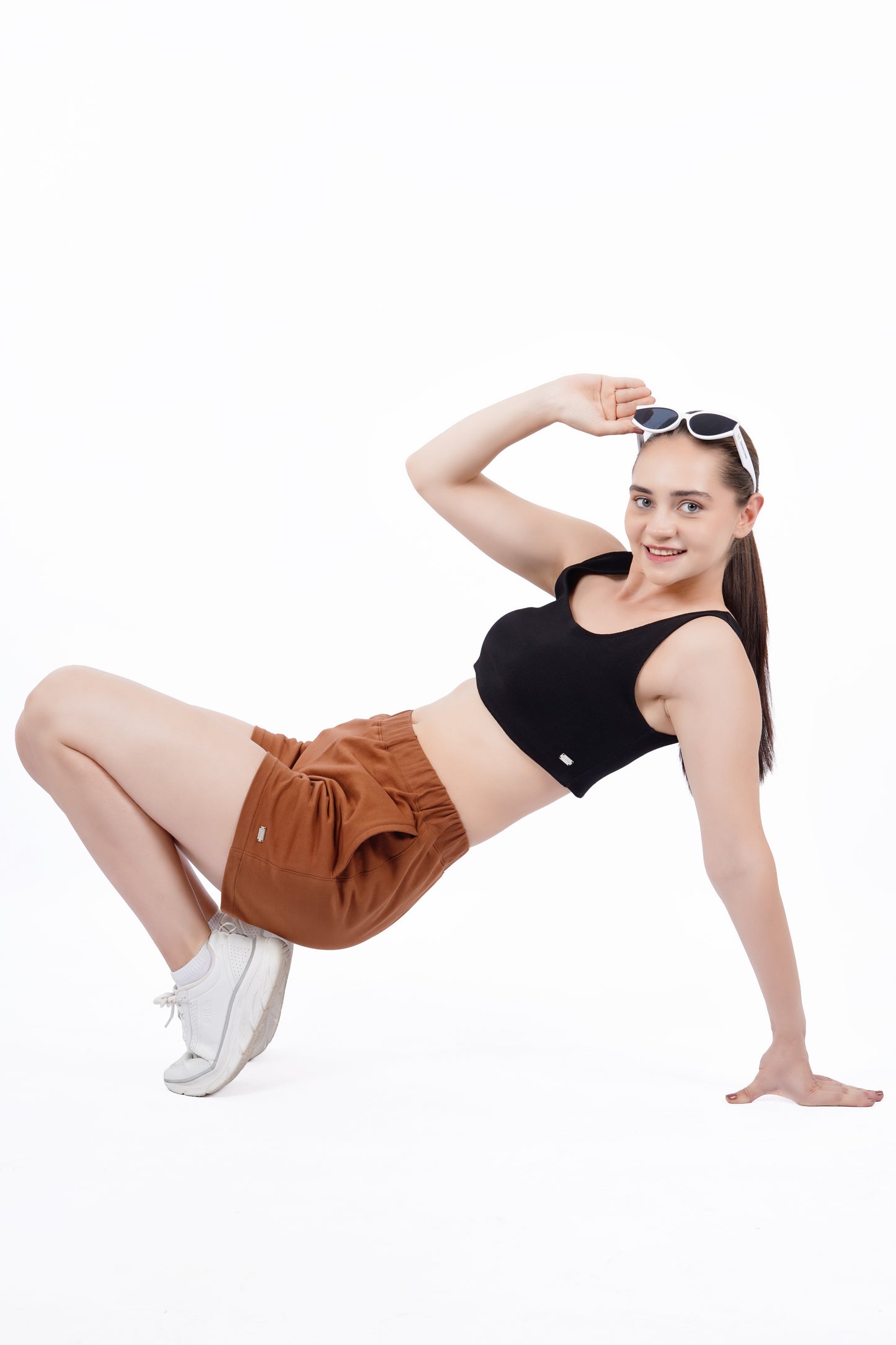 Cropped Crop Top - Black