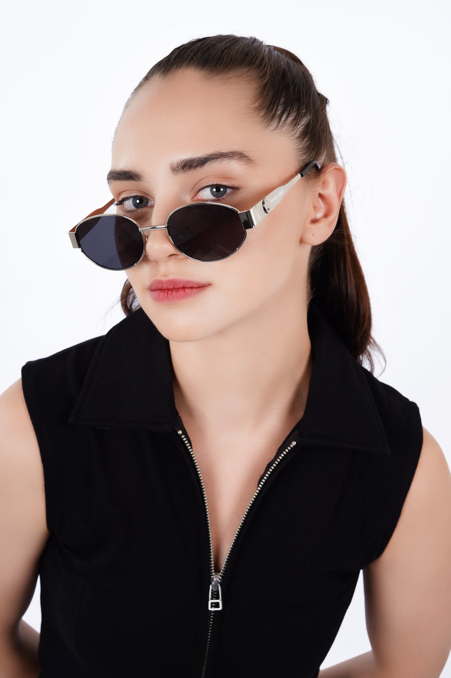 Basic Zip up Top - Black