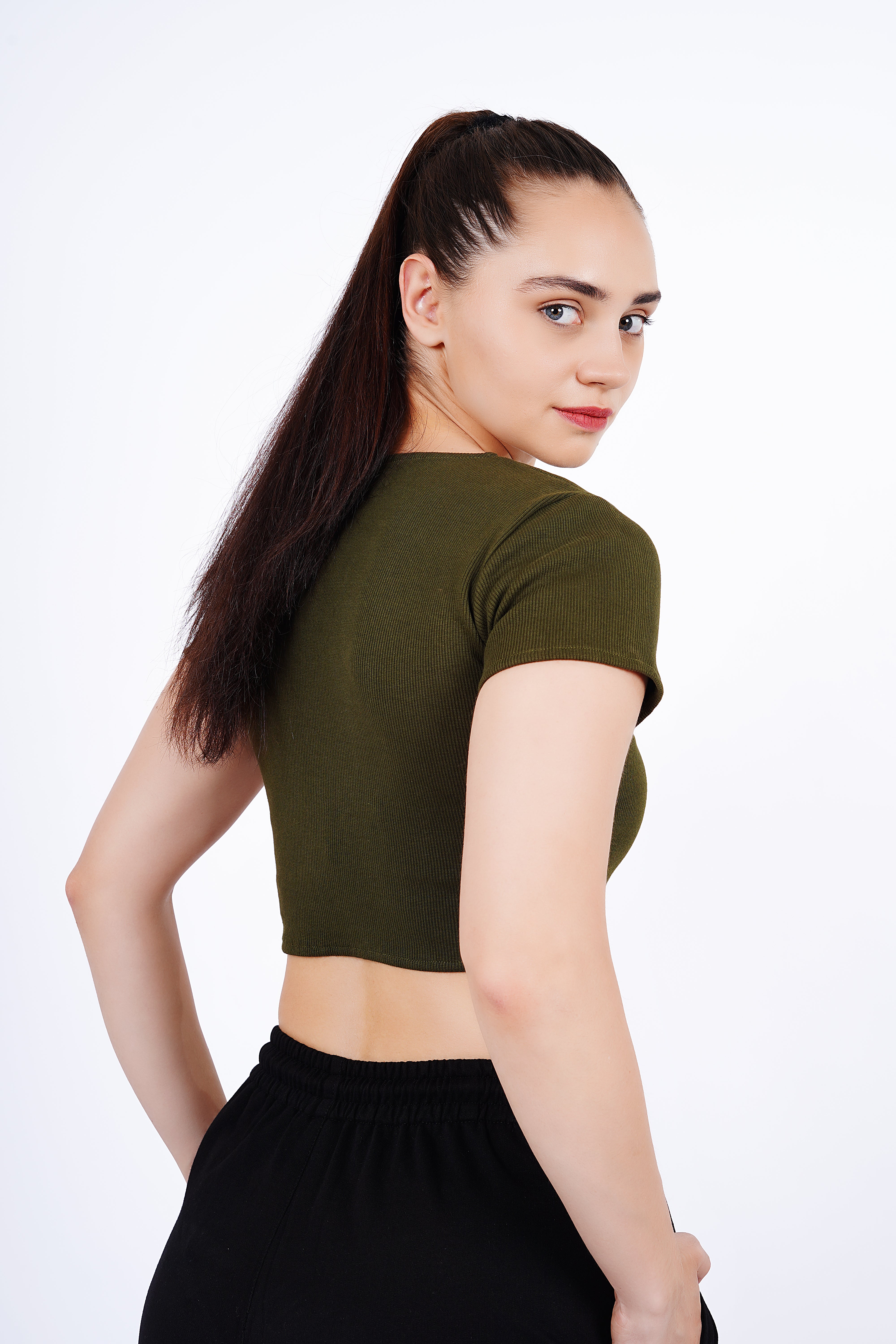 Baby Crop Top - Green