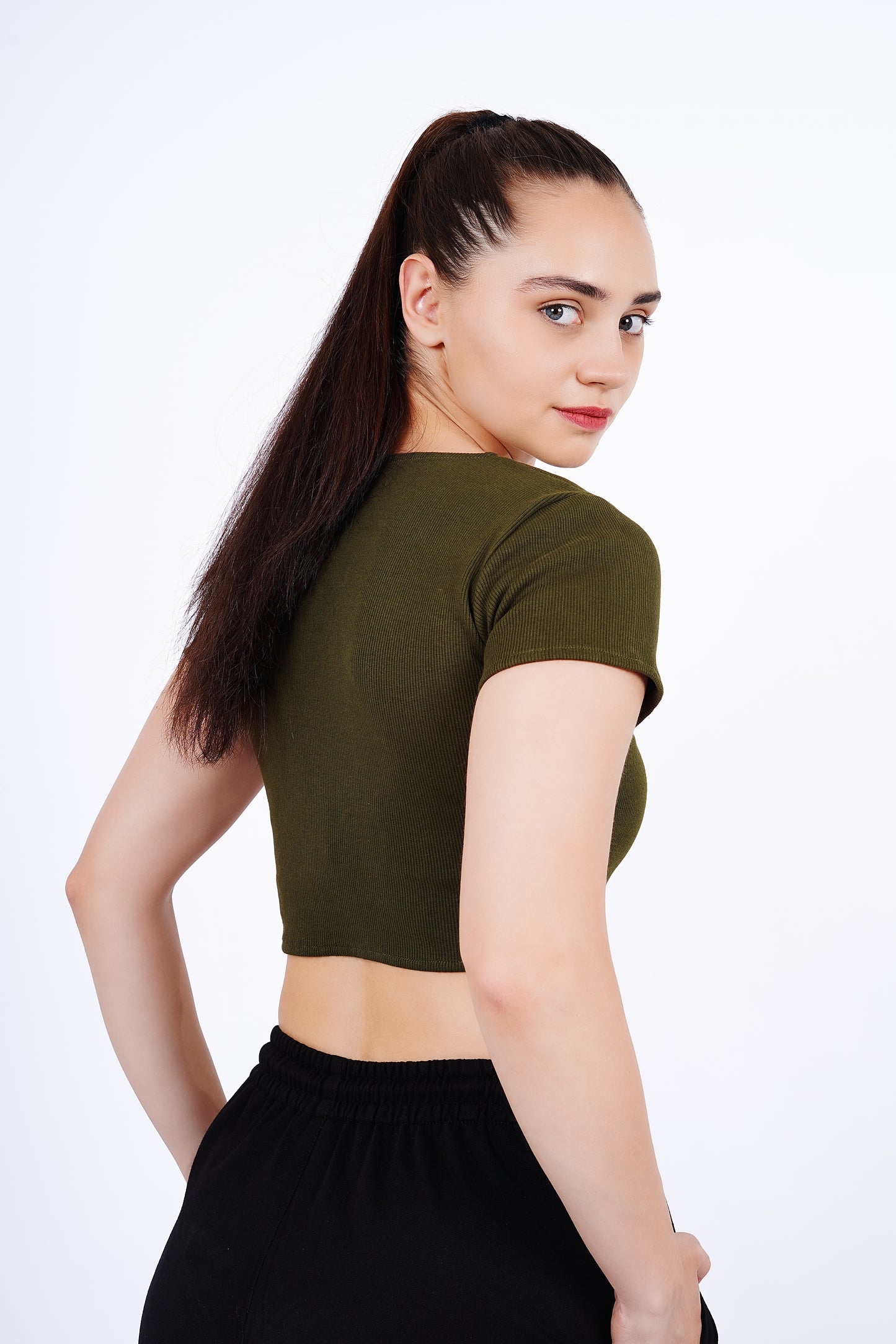 Baby Crop Top - Green