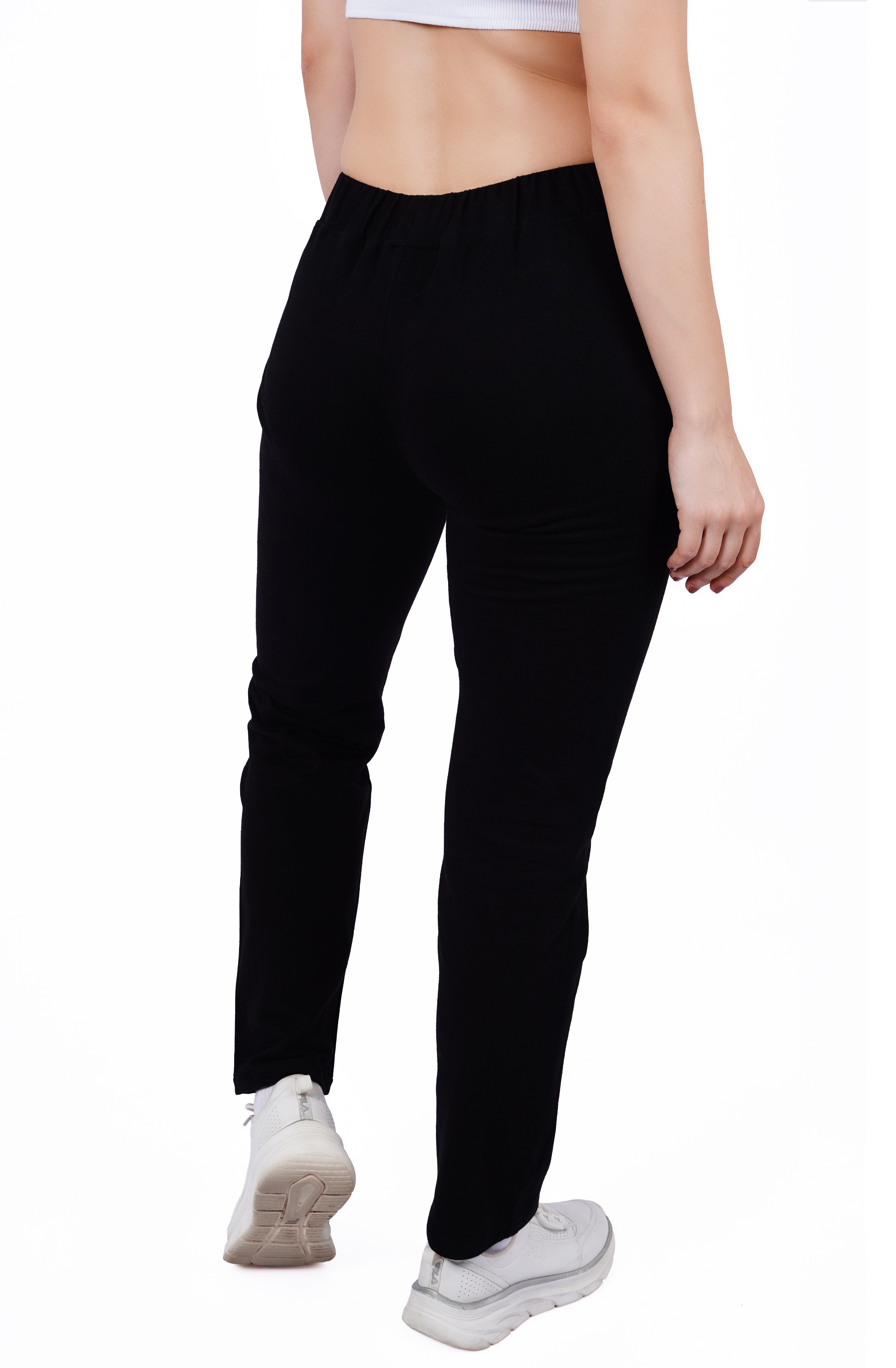 Metal Logo Pants - Black