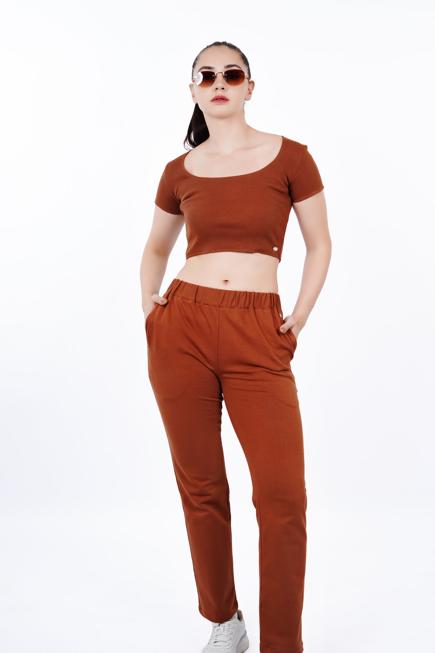 Baby Crop Top - Brown