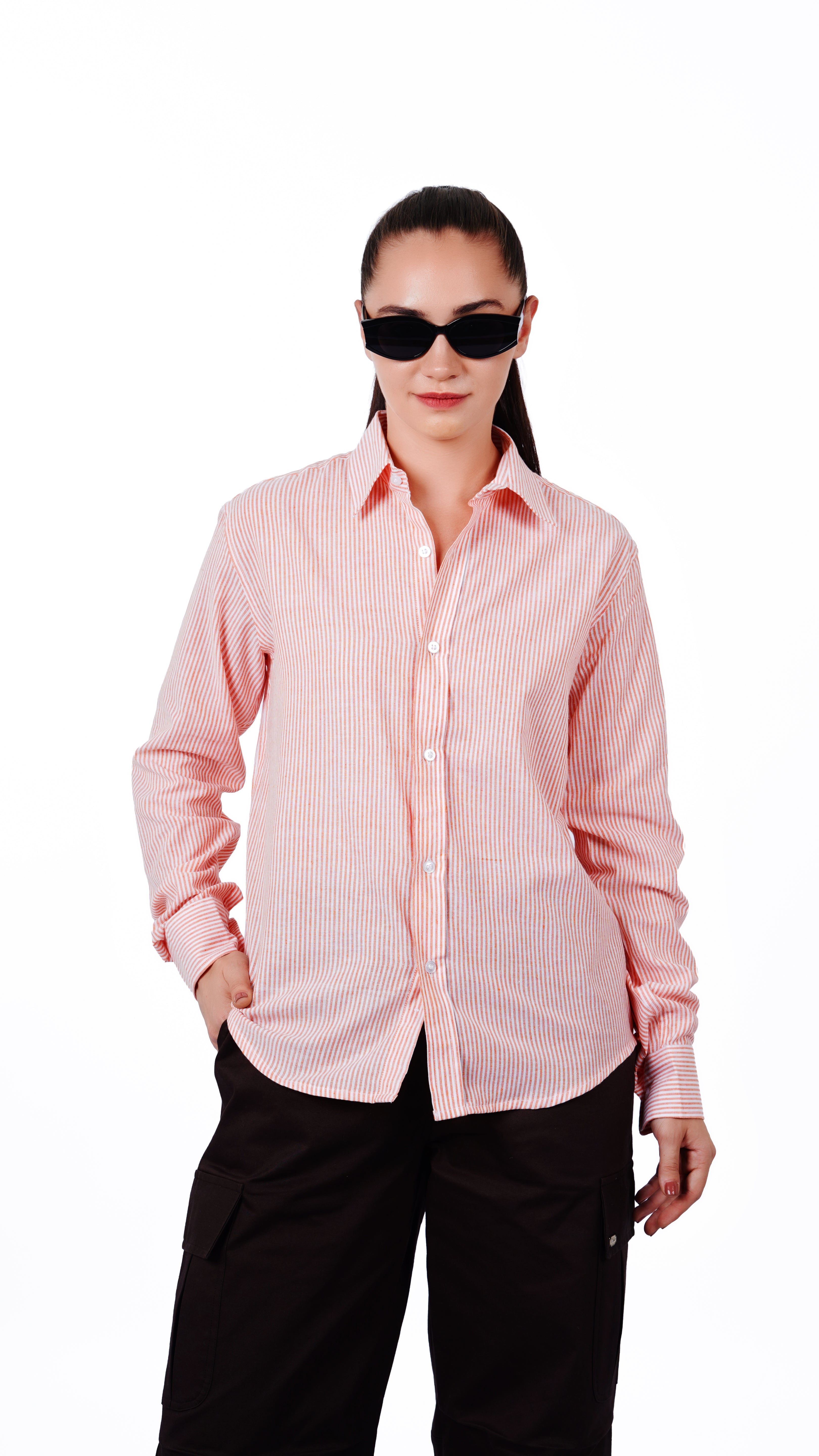 Stripe Shirt - Orange