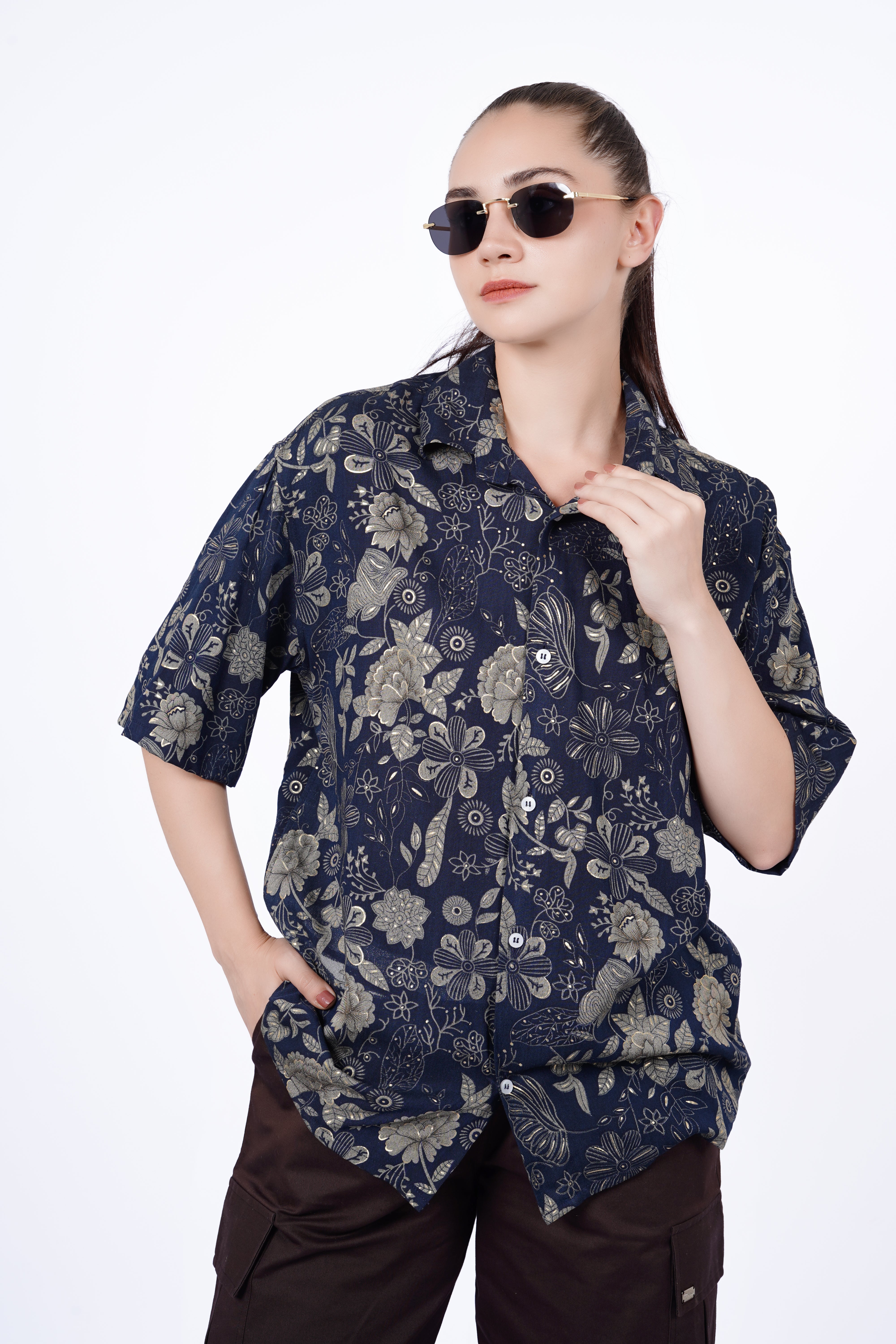 Rich navy blue Shirt