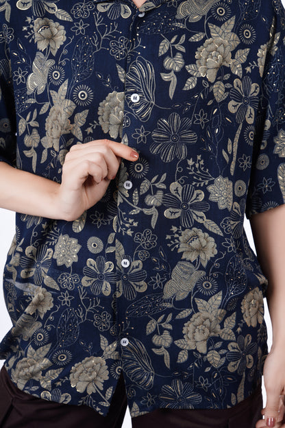 Rich navy blue Shirt