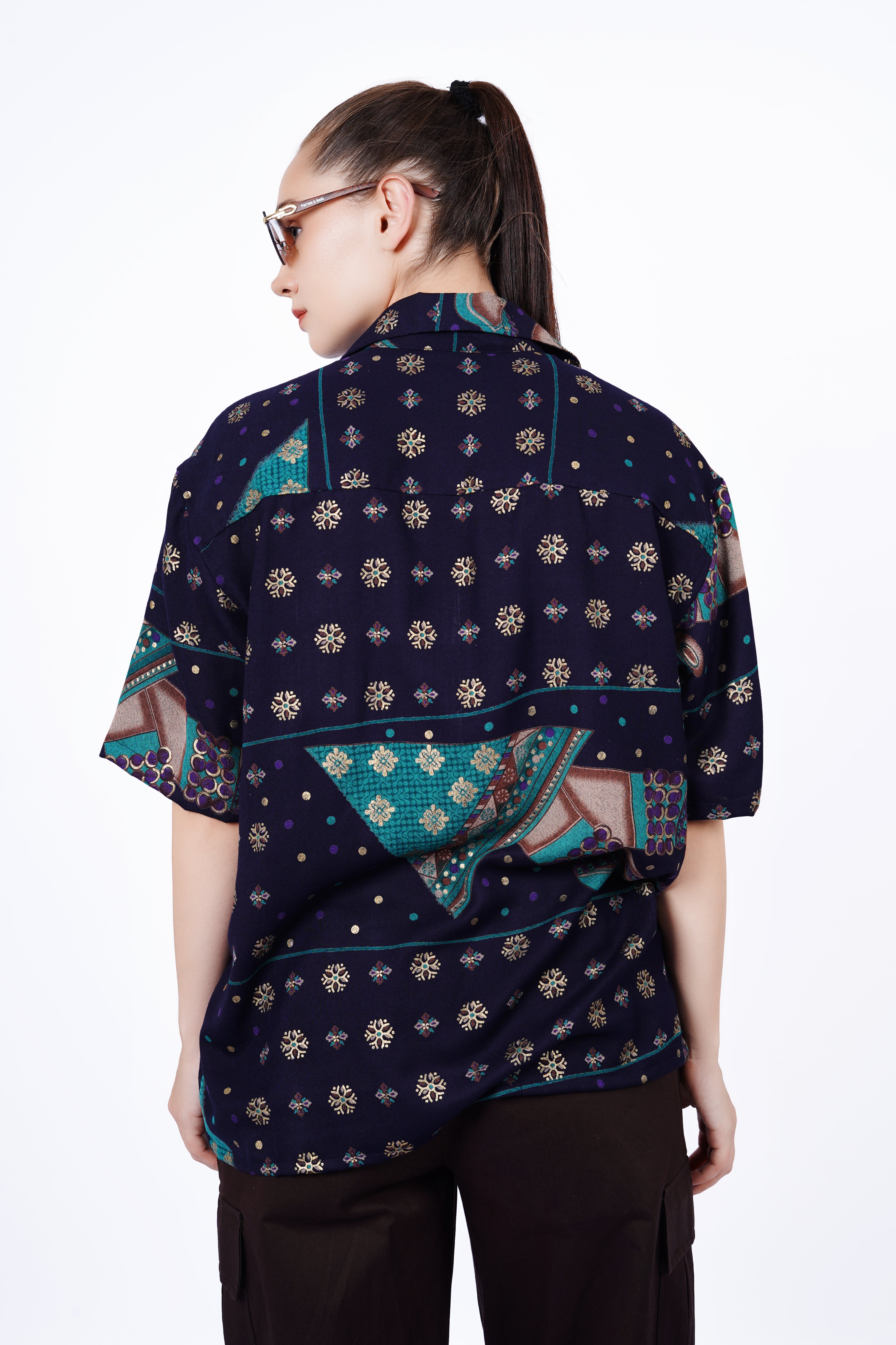 Navy Artistic Pattern