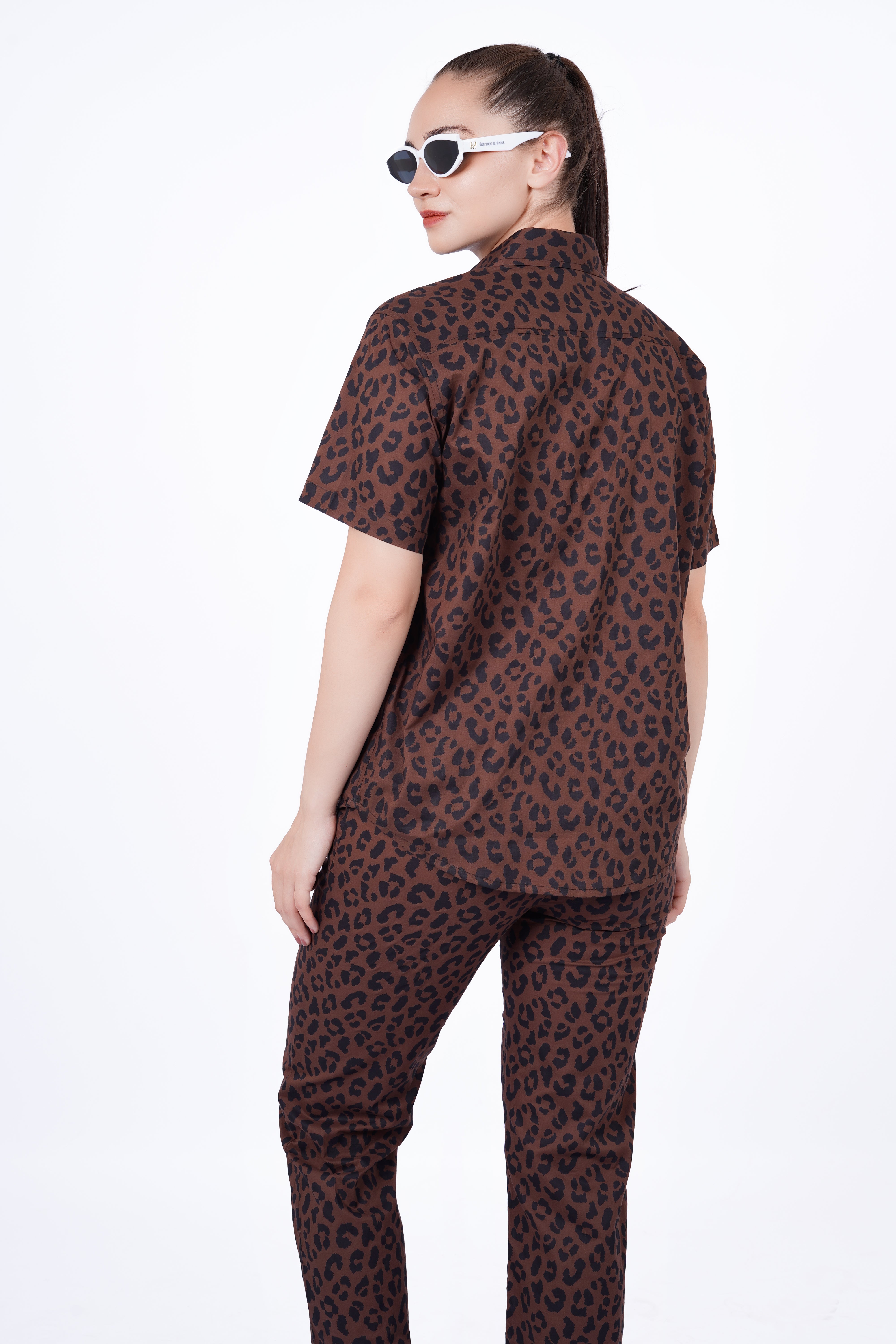 Animal Print Shirt - Half Sleeve