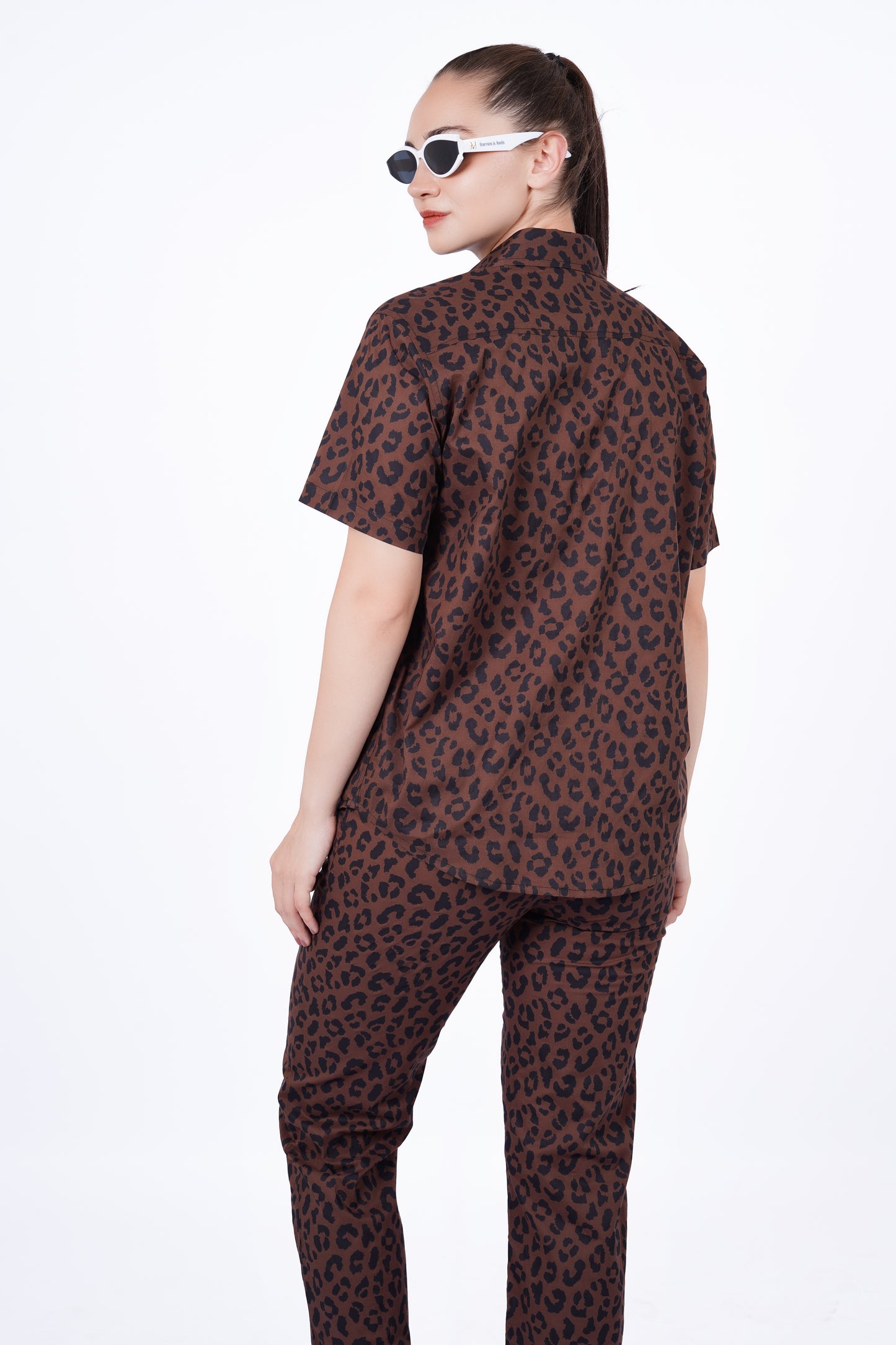 Animal Print Shirt - Half Sleeve