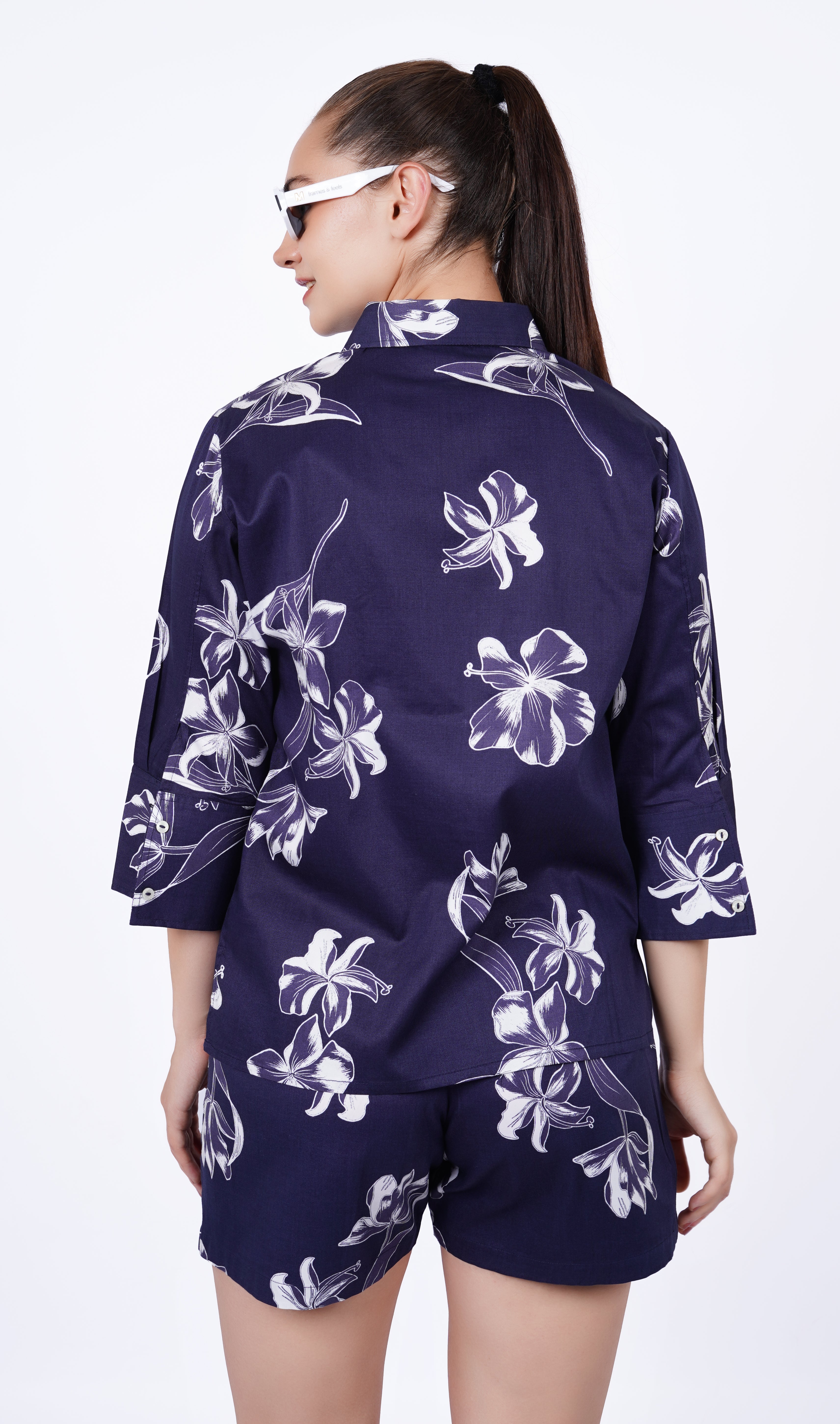 Elegant floral printed Co-ord Set - Regular