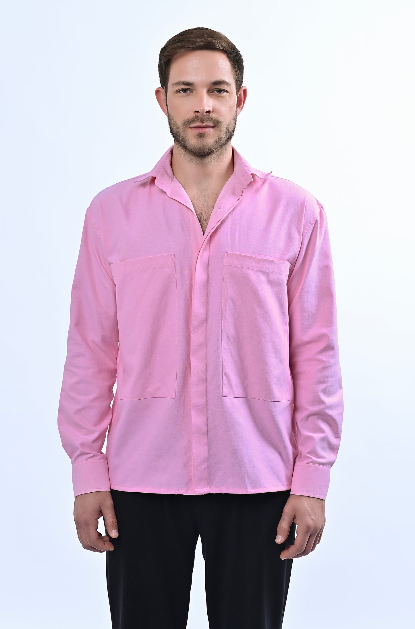 Blush Pink Relaxed Shirt