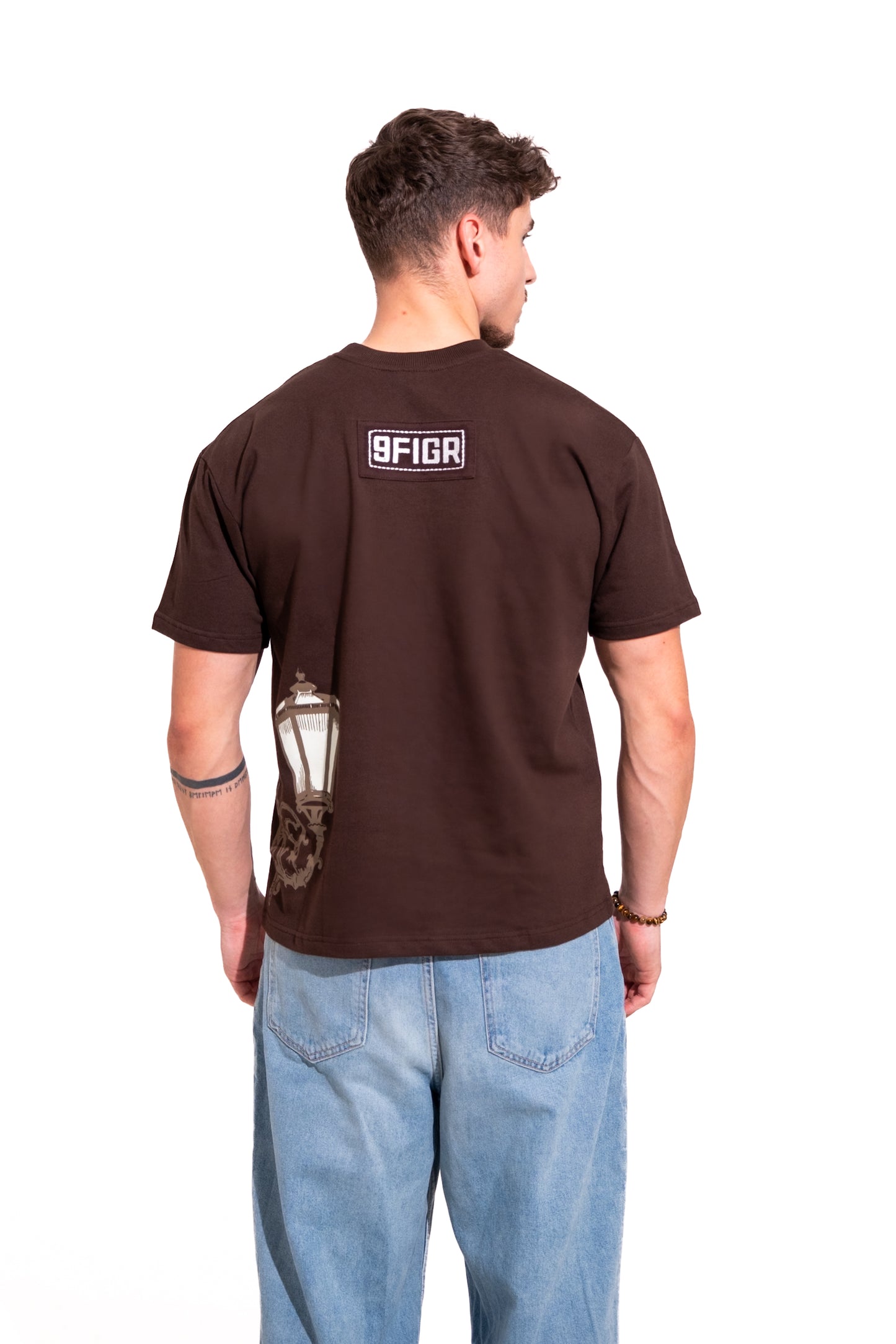 Upside Down Tee – Rich Brown Hue