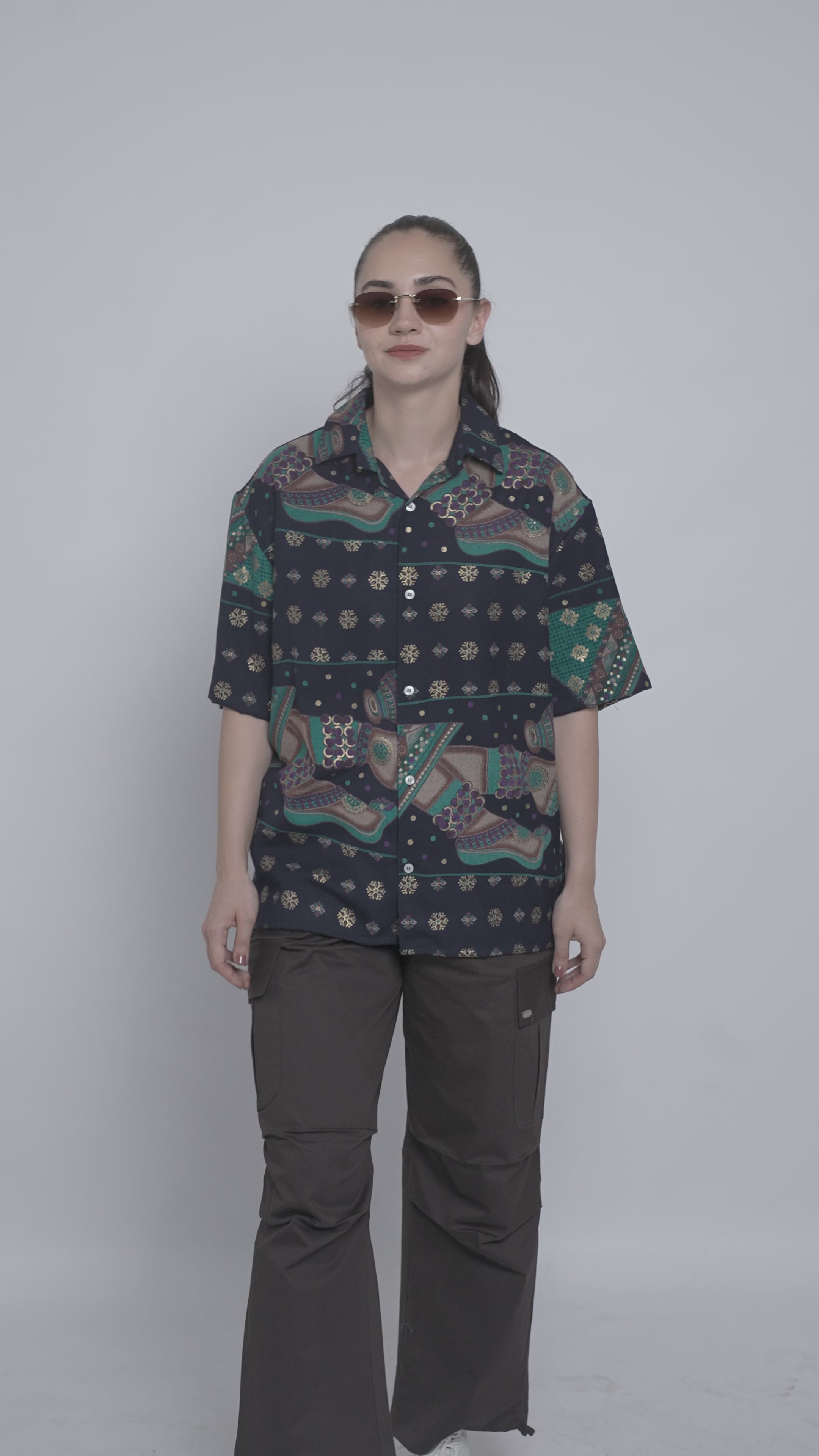 Navy Artistic Pattern